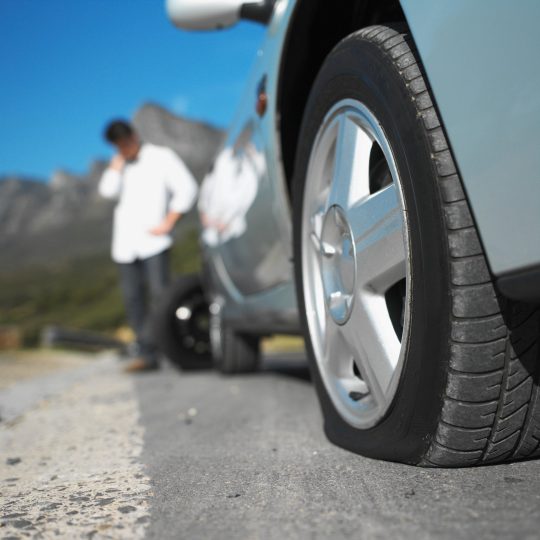 Professional Burst Tyre Assistance in Virginia Water